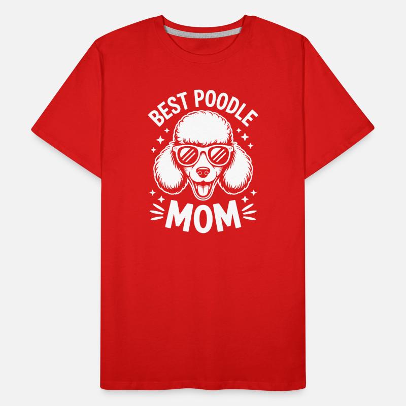 Paroles de caniche Caniche Cadeau drôle de caniche T-shirt bio Premium Homme