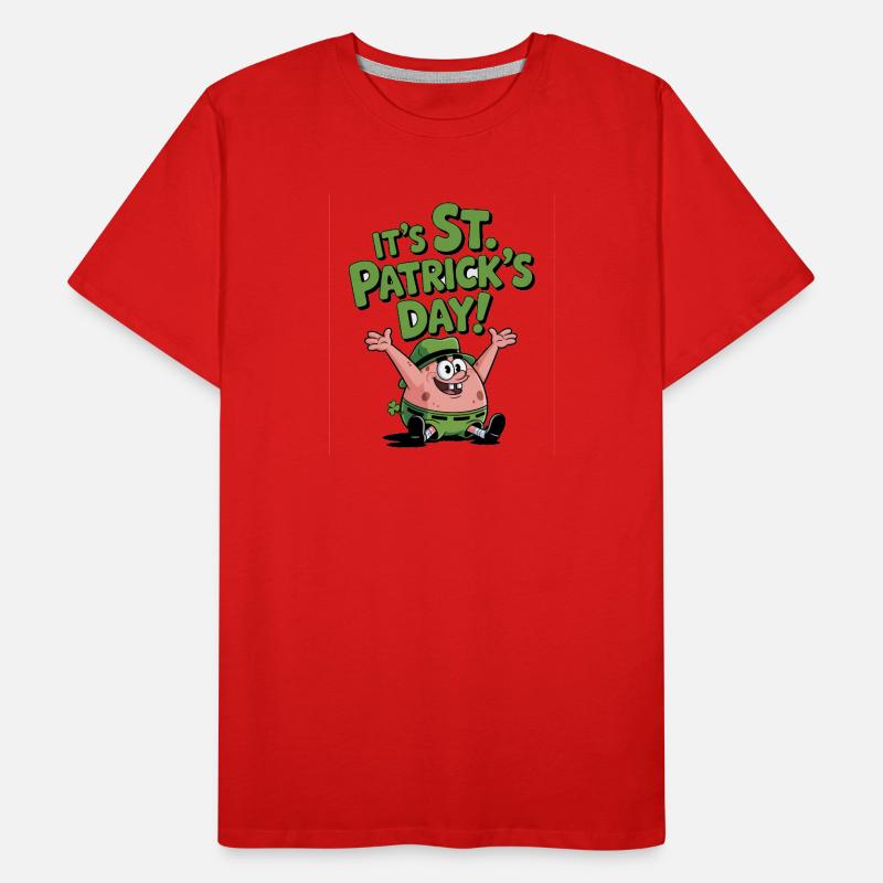 Plaisir de la pomme de terre pour la Saint-Patrick T-shirt bio Premium Homme