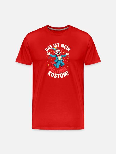 Carnaval costumé Politicien Carnaval - T-shirt bio Premium Homme - rouge