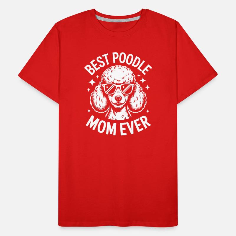 Paroles de caniche Caniche Cadeau drôle de caniche T-shirt bio Premium Homme
