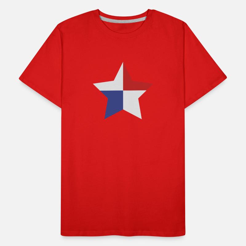 Panama-Sternenflagge Männer Premium Bio T-Shirt