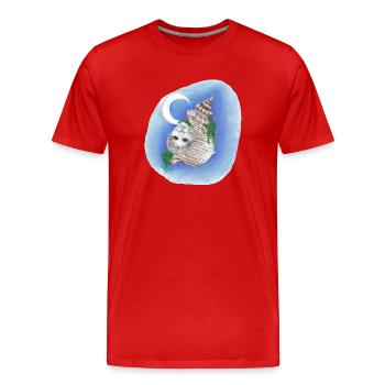 04. Rememberer's Soul - Men's Premium Organic T-Shirt - red - Front - Damien (186cm)