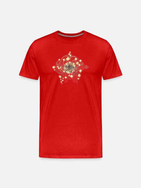05. Âme de Lumière - T-shirt bio Premium Homme - rouge