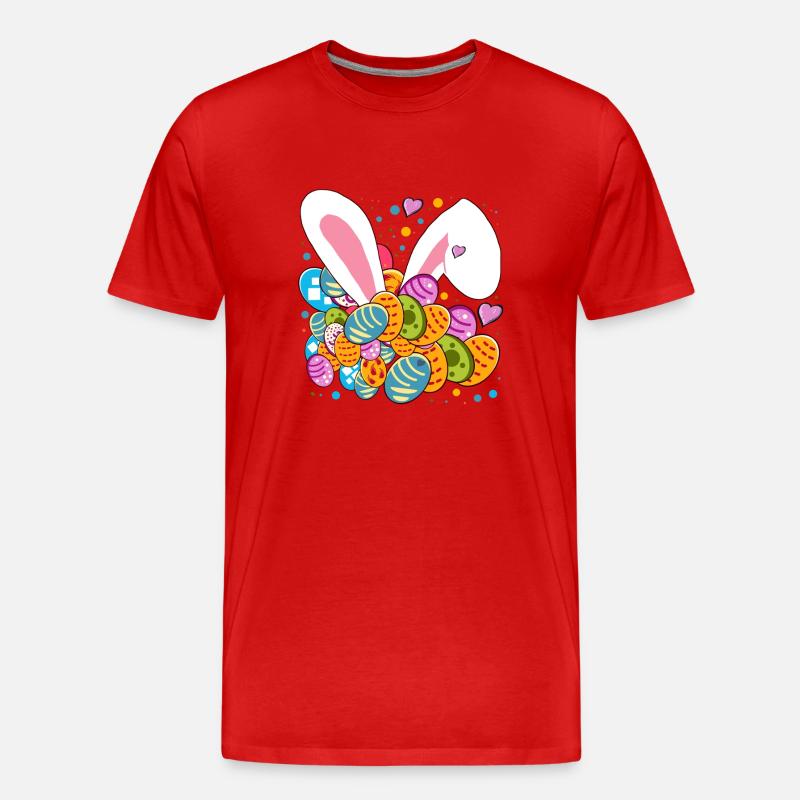 Oster Kawaii-Ästhetik  - Männer Premium Bio T-Shirt - Rot