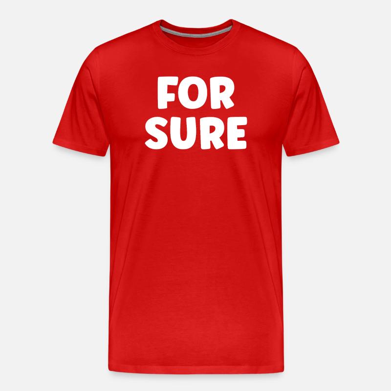 Sicher - Männer Premium Bio T-Shirt - Rot