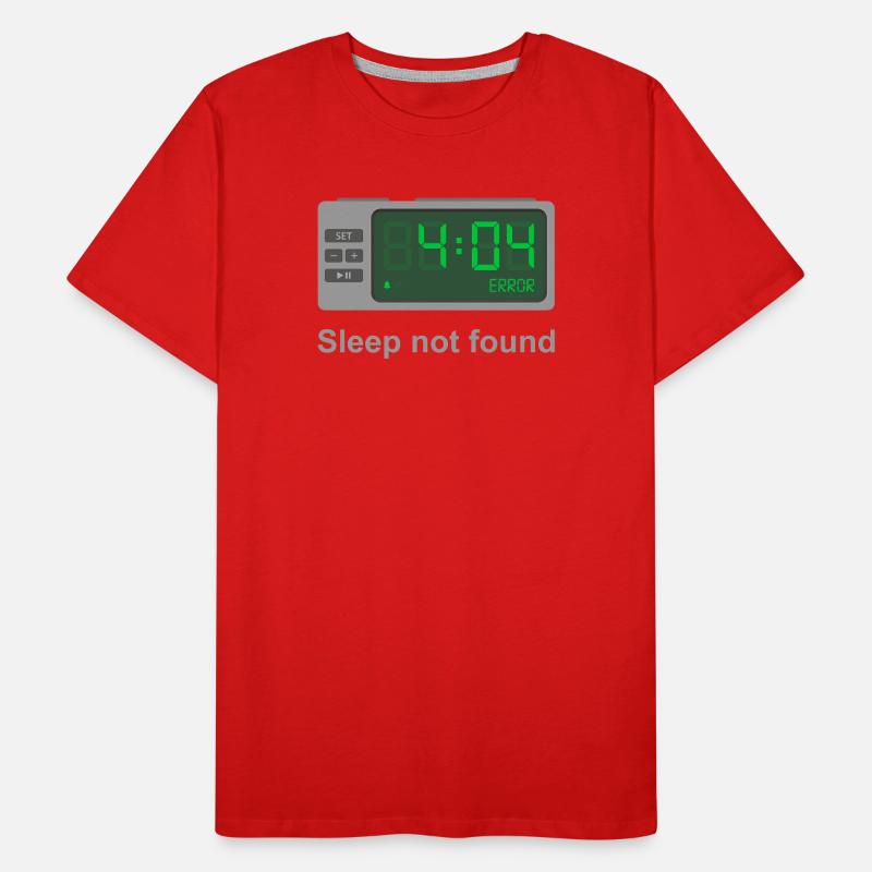 Error 404 - Sleep Not Found Men's Premium Organic T-Shirt