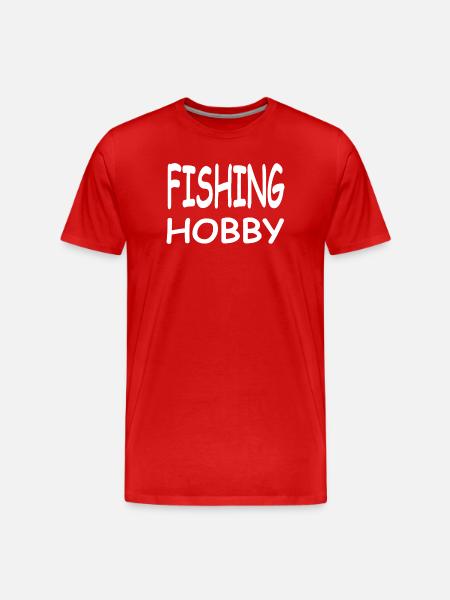 Angling - Men's Premium Organic T-Shirt - red