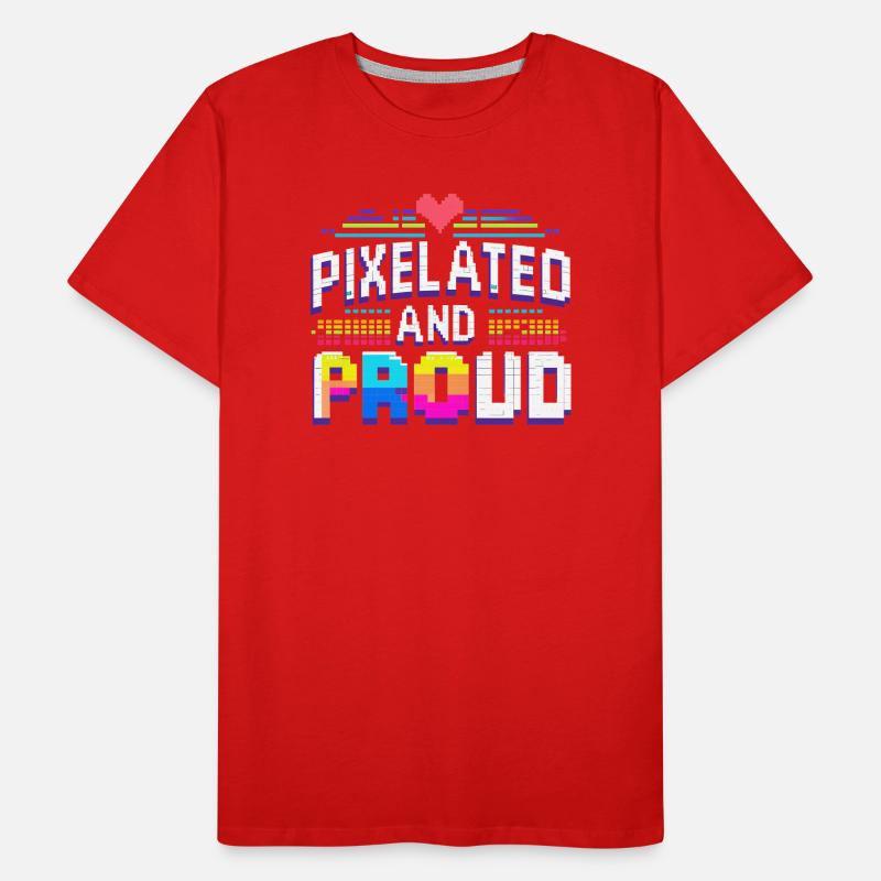 pixel Men's Premium Organic T-Shirt