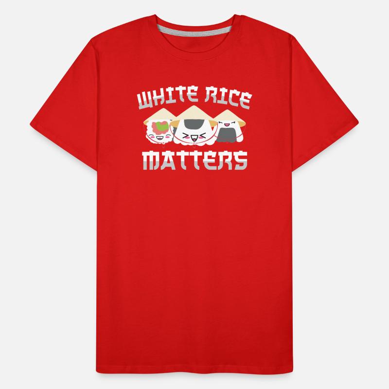 White Rice Matters Männer Premium Bio T-Shirt