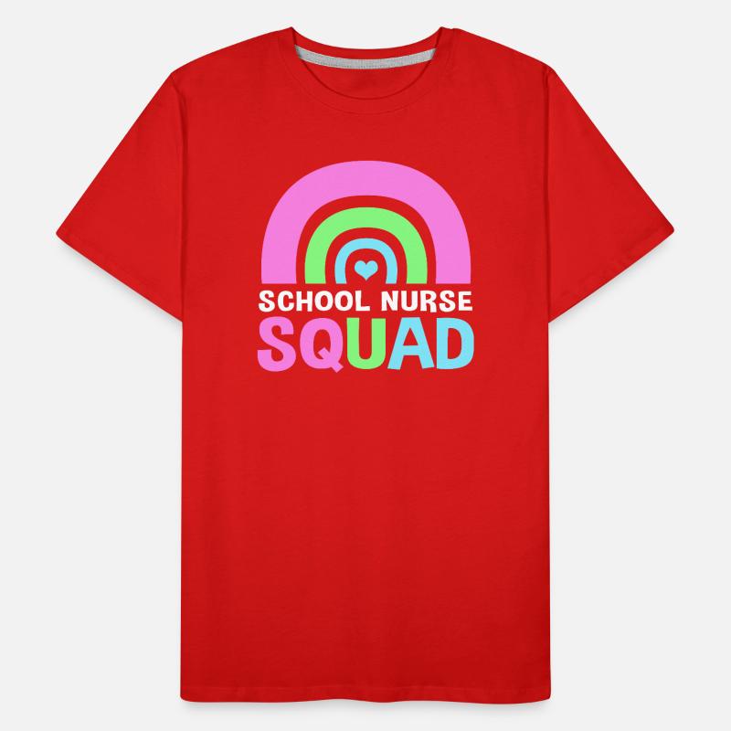 Krankenschwester Schule Männer Premium Bio T-Shirt
