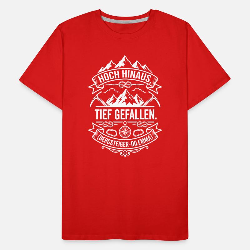 Flying high, falling low Men's Premium Organic T-Shirt