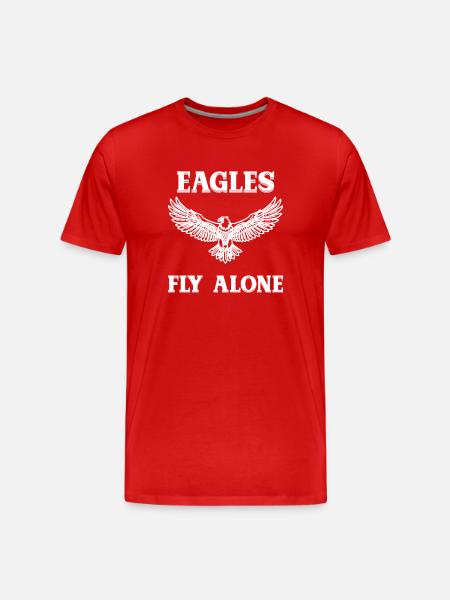 Eagle1 - Männer Premium Bio T-Shirt - Rot
