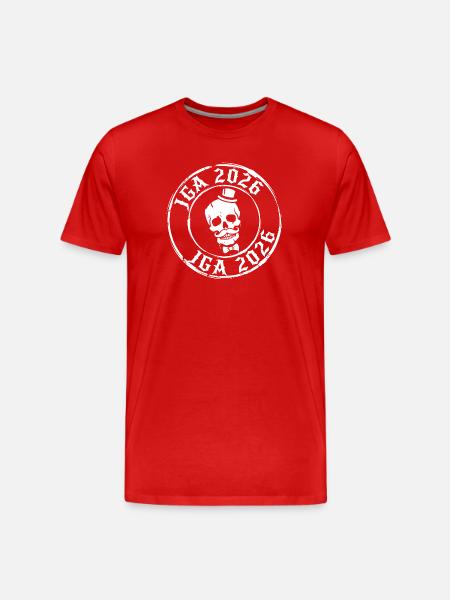 Jga 2026 Skull - Men's Premium Organic T-Shirt - red
