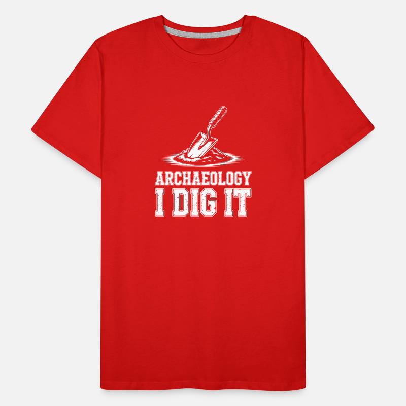 Archaeology I Dig It Men's Premium Organic T-Shirt