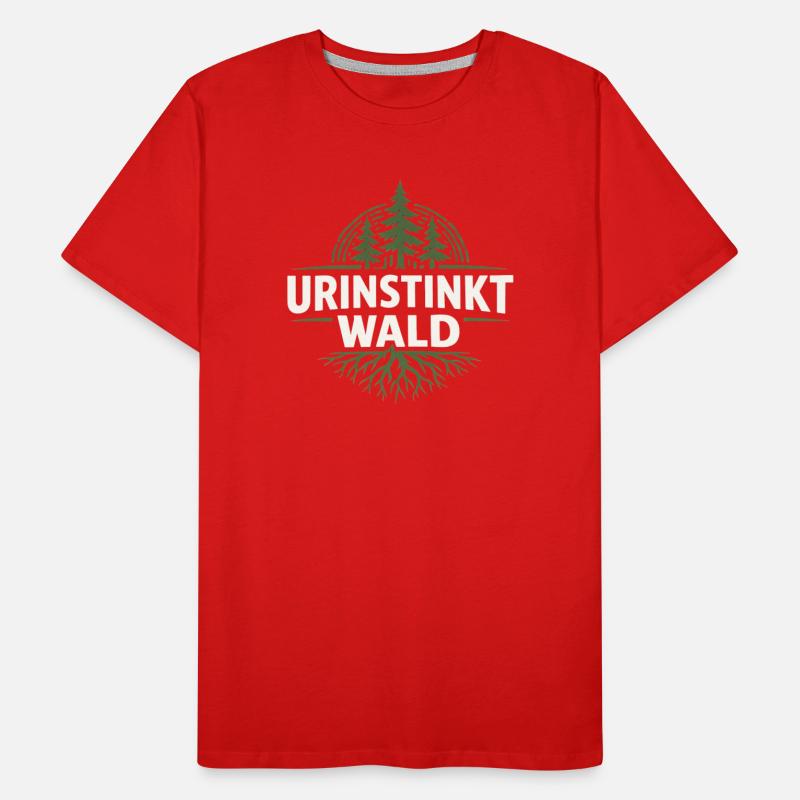 Primal Instinct Forest Emblem Men's Premium Organic T-Shirt