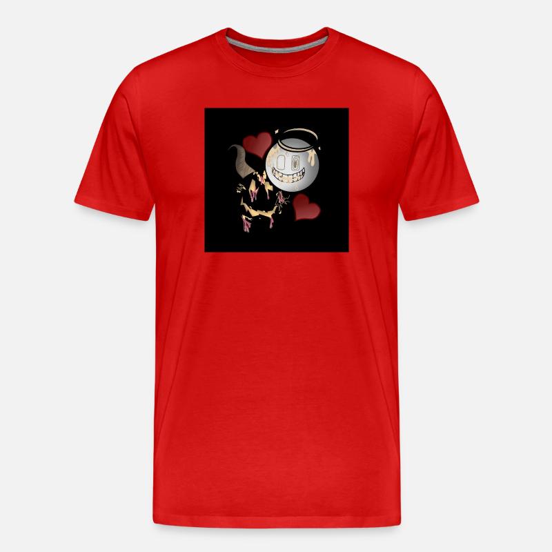 Conception d’Anges et Diables - T-shirt bio Premium Homme - rouge