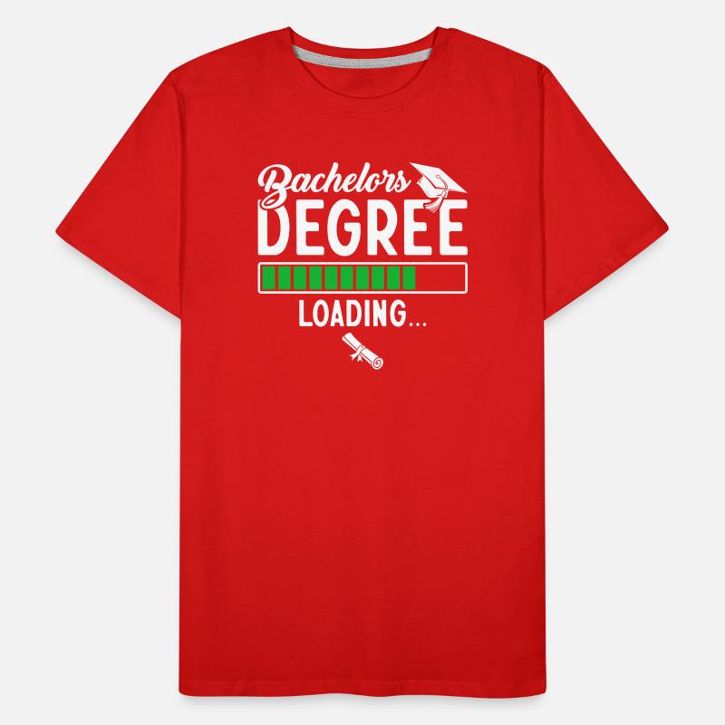 Bachelors Degree Loading Men's Premium Organic T-Shirt