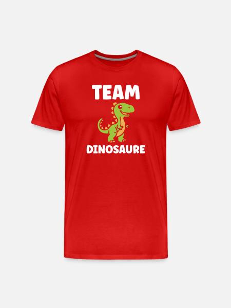 Team Dinosaure  - T-shirt bio Premium Homme - rouge