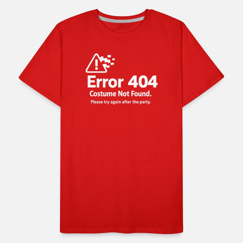 Error 404 Costume Not Found Männer Premium Bio T-Shirt