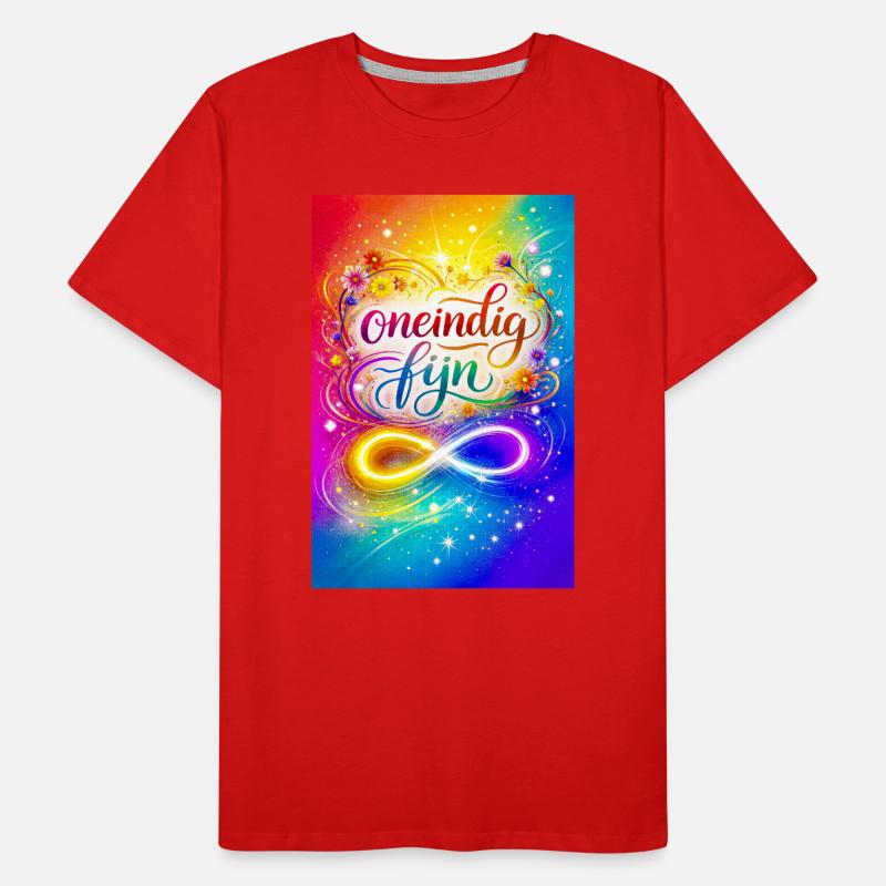 Infinitely fine colorful design Men's Premium Organic T-Shirt