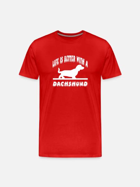 Teckel - T-shirt bio Premium Homme - rouge