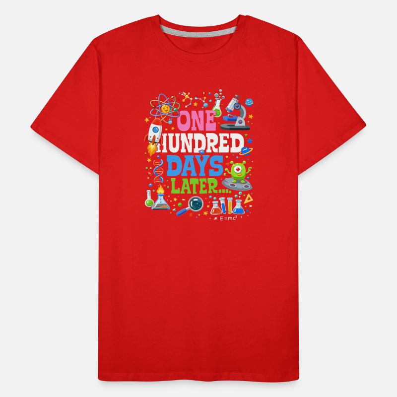 One Hundred Days Later – Science Comic Men's Premium Organic T-Shirt