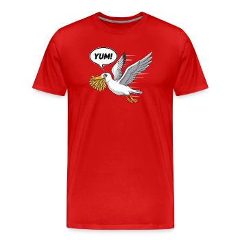 Boulderer Colorsplash Boulder Bouldern - Männer Premium Bio T-Shirt - Rot - Vorne - Damien (186cm)