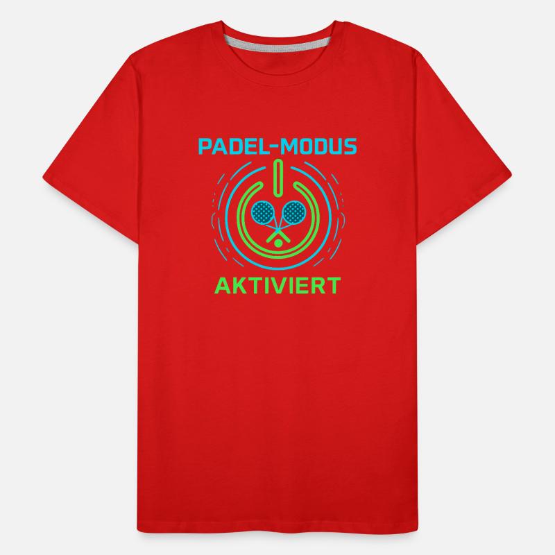 Padel mode activated Men's Premium Organic T-Shirt