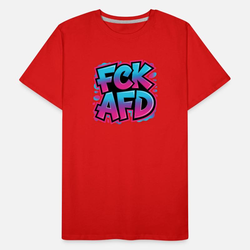 FCK AFD - Antifa Tee Männer Premium Bio T-Shirt