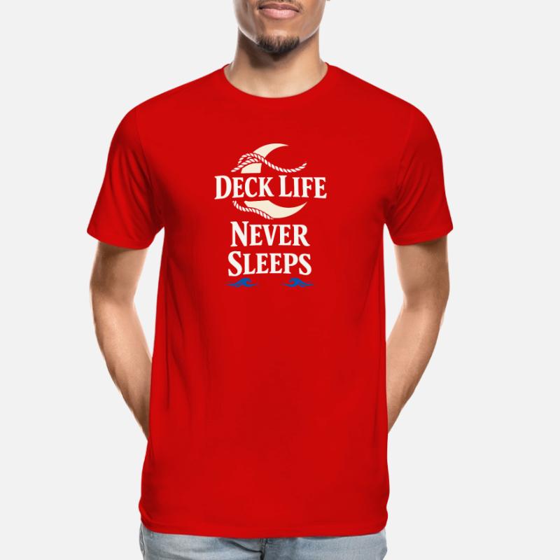 Seamanship Gift for Deckhand Ocean Work Men's Premium Organic T-Shirt
