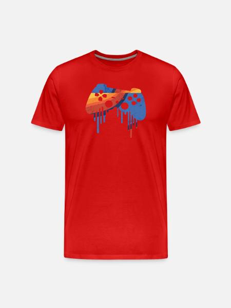Jeux rétro - T-shirt bio Premium Homme - rouge