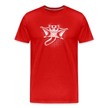 Sugar gliders - Men's Premium Organic T-Shirt - red - Front - Damien (186cm)