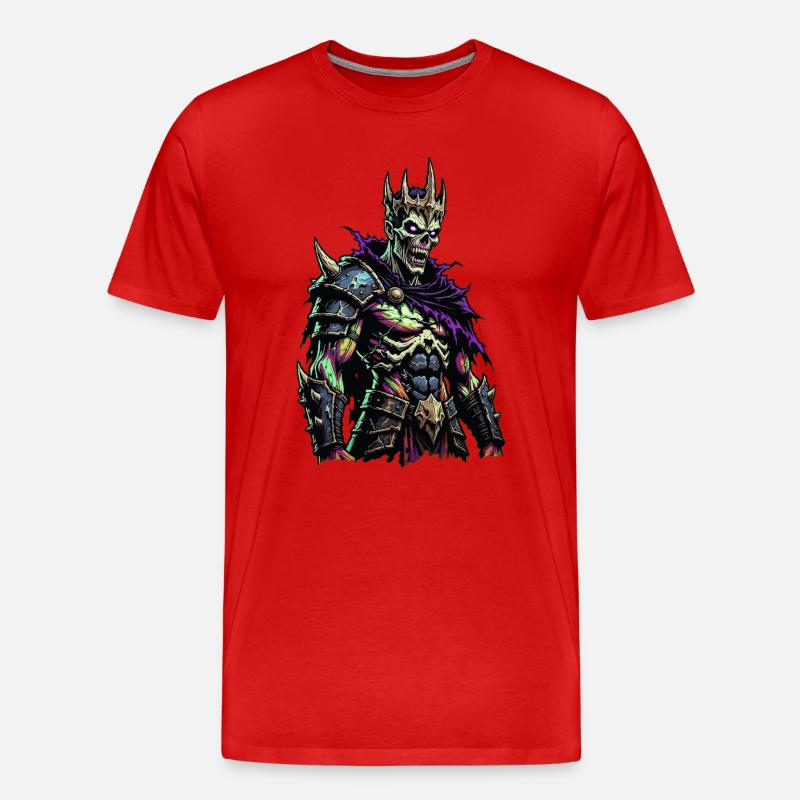 Vorbote des Todesprinzen - Männer Premium Bio T-Shirt - Rot