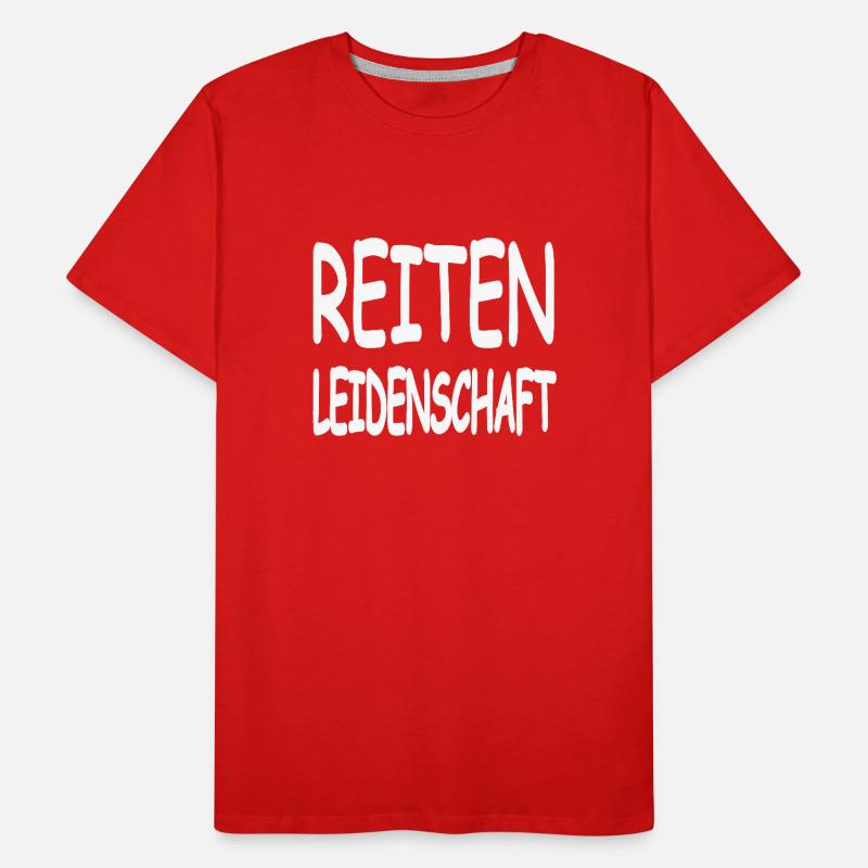 Reiten Männer Premium Bio T-Shirt
