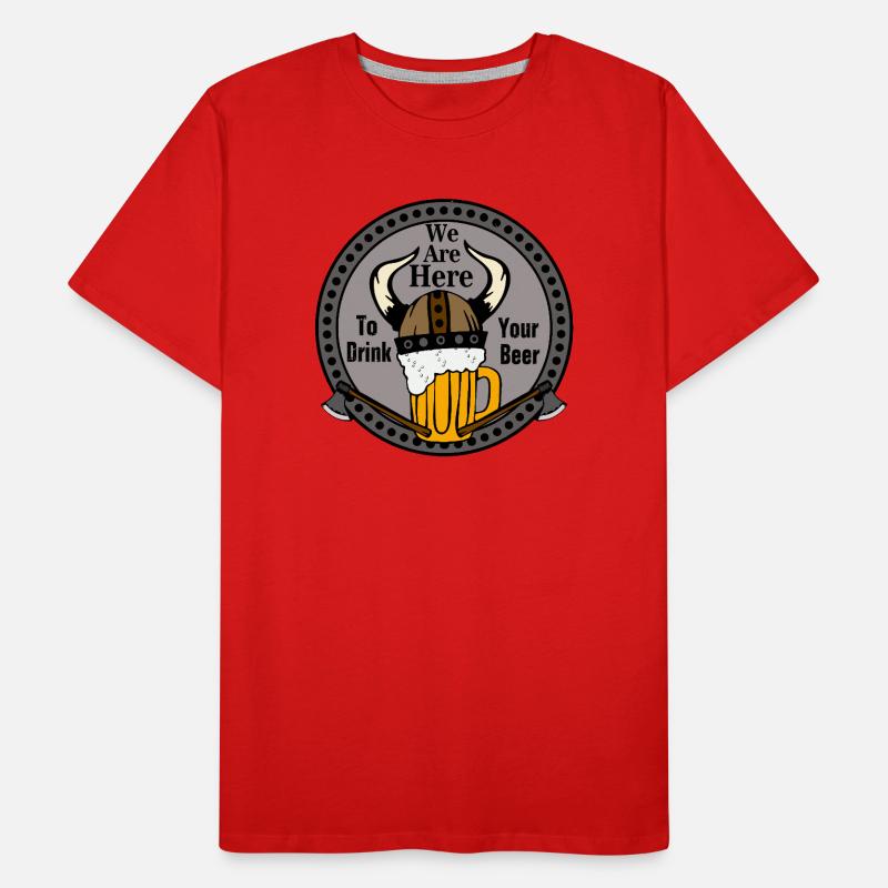 Vikings Buveurs de bière Vikings T-shirt bio Premium Homme