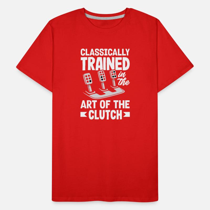Manual car, classically trained Men's Premium Organic T-Shirt