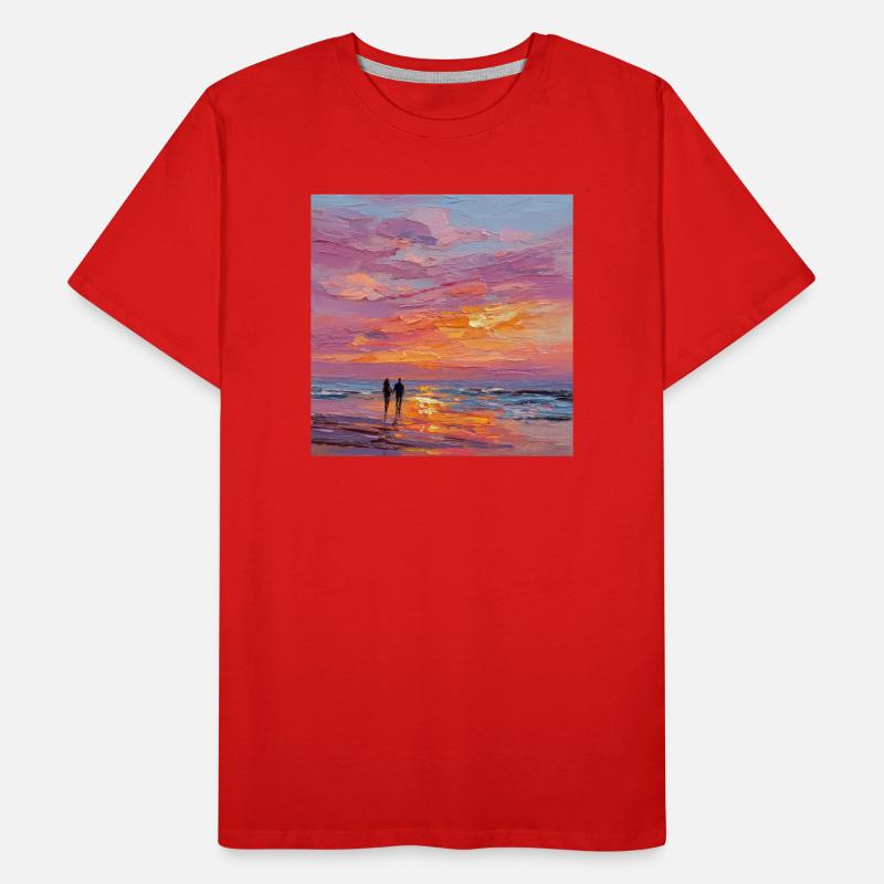 sunset Men's Premium Organic T-Shirt