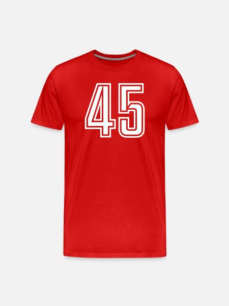 45 - T-shirt bio Premium Homme - rouge