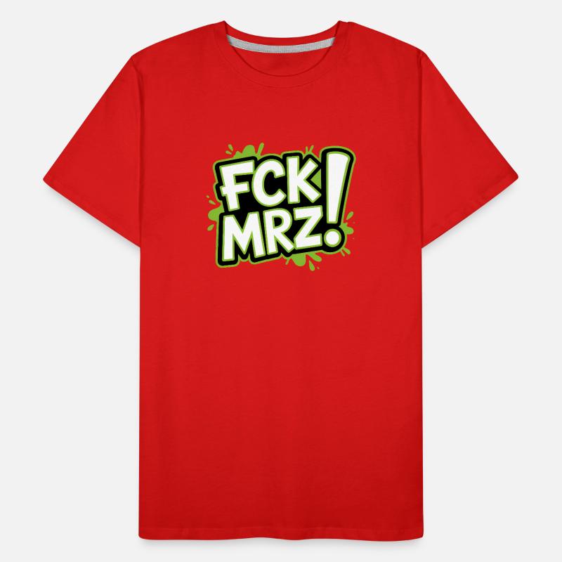 FCK MRZ - Anti CDU Meme Männer Premium Bio T-Shirt