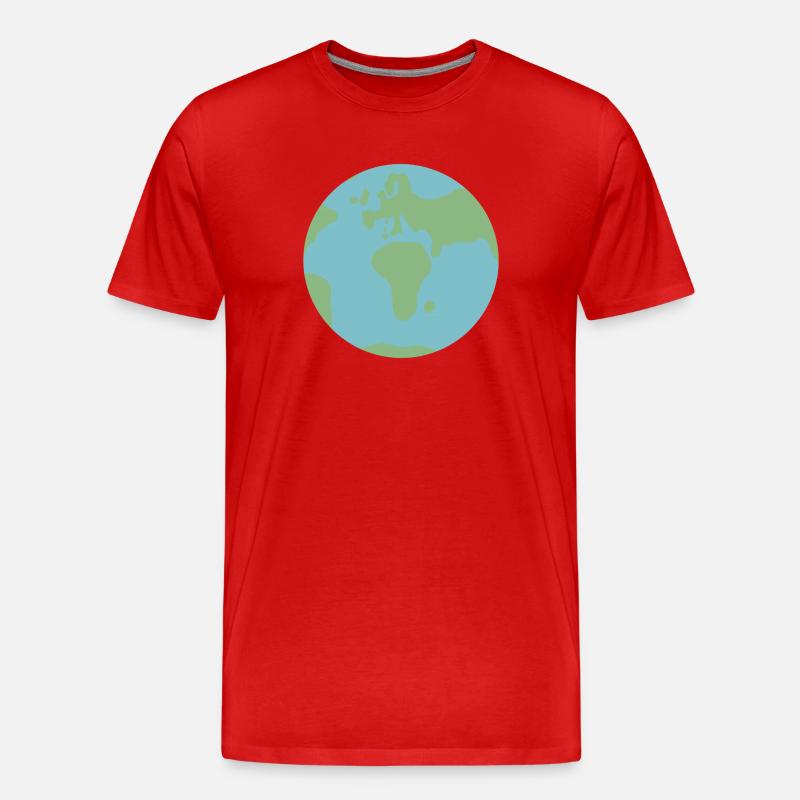 Pastellkugel - Männer Premium Bio T-Shirt - Rot