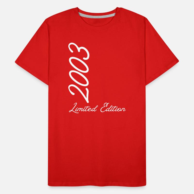 Année 2003 édition limitée T-shirt bio Premium Homme