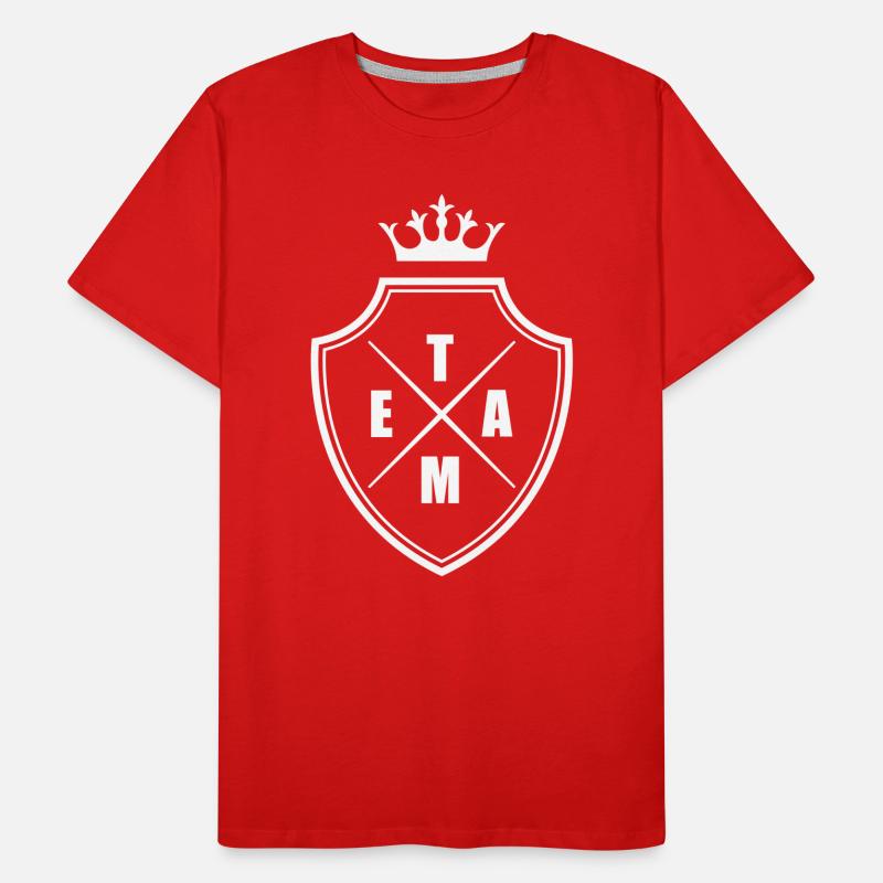 Team Wappen Crest Männer Premium Bio T-Shirt