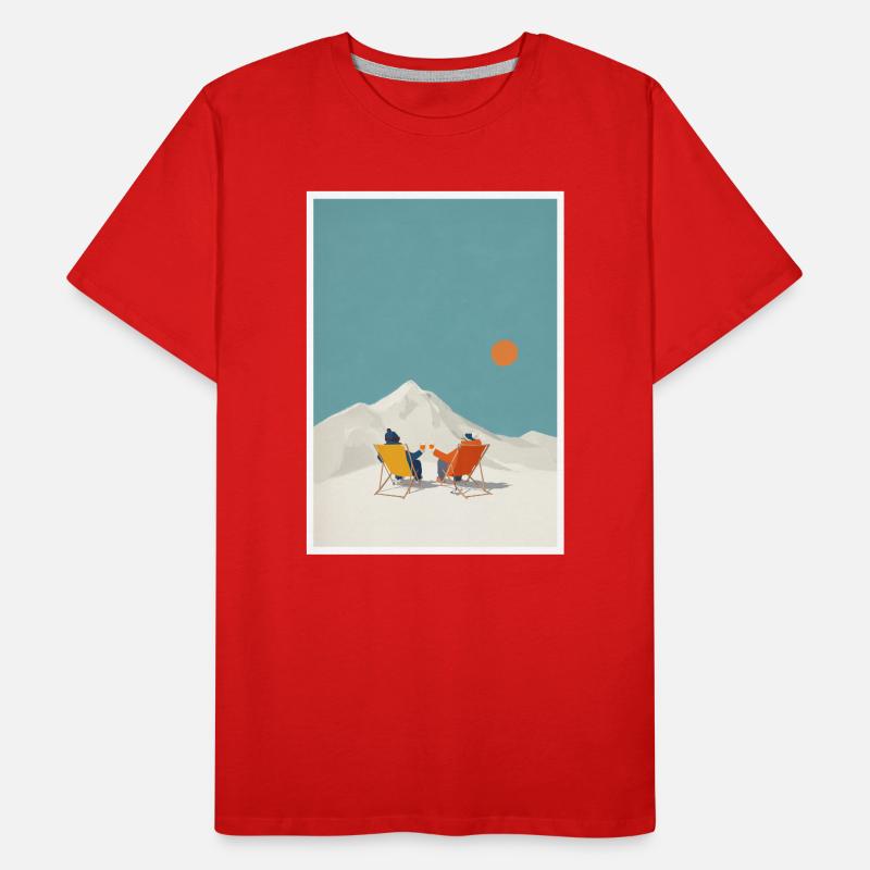 Salon Sunlit Summit T-shirt bio Premium Homme