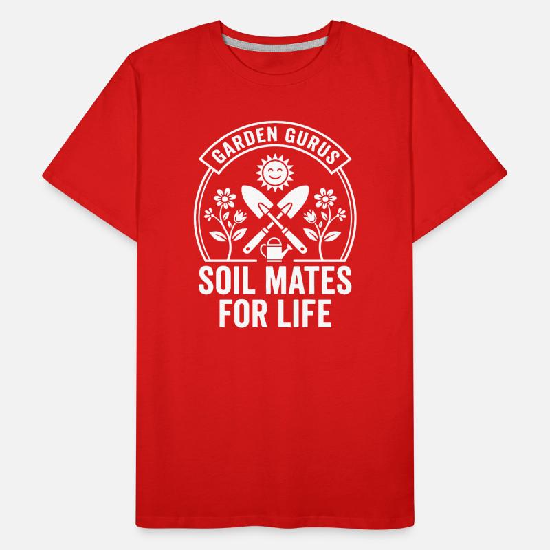 Garten Gurus Erde fürs Leben Männer Premium Bio T-Shirt