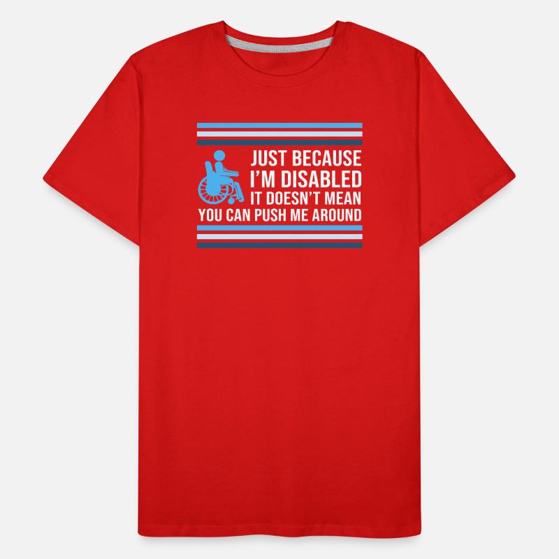 fauteuil roulant T-shirt bio Premium Homme