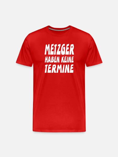 Metzger - Männer Premium Bio T-Shirt - Rot