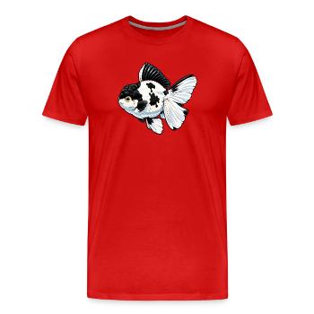 Grade Panda Oranda High Quality Goldfish - Männer Premium Bio T-Shirt - Rot - Vorne - Damien (186cm)