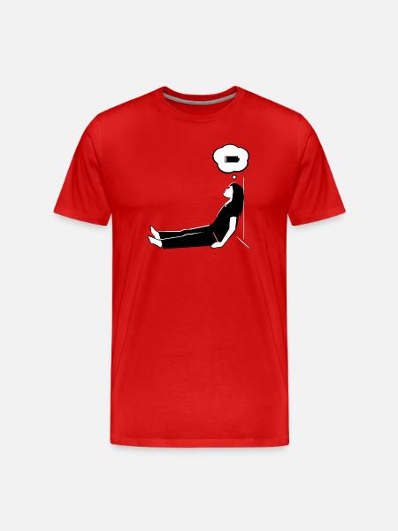 Mode Mère - Faible Puissance - T-shirt bio Premium Homme - rouge