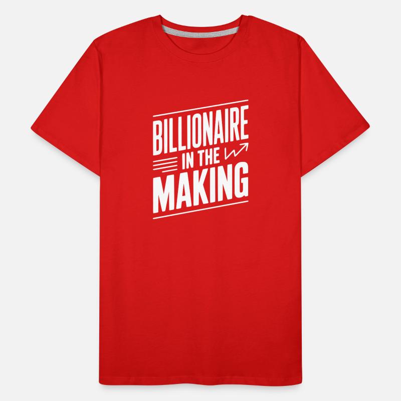Milliardaire en devenir T-shirt bio Premium Homme