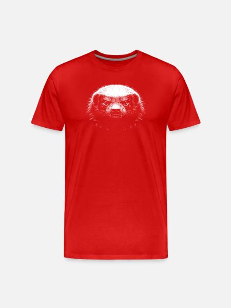 Honey badger - Men's Premium Organic T-Shirt - red